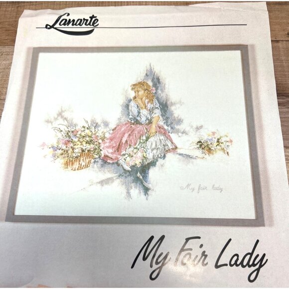 Lanarte My Fair Lady Cross-Stitch Pattern 23.6"x19.3" - Picture 2 of 3